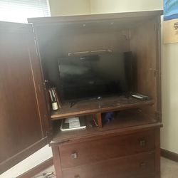 Cherry Wood Armoire