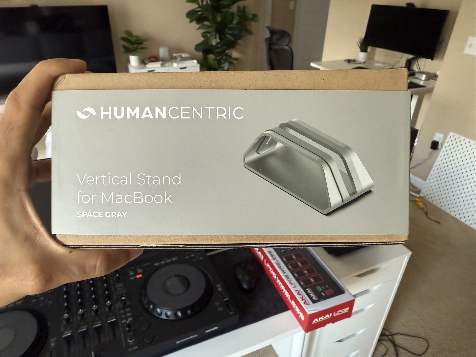 Human Centric Vertical MacBook Stand