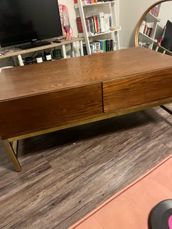 Dark Wood Coffee Table