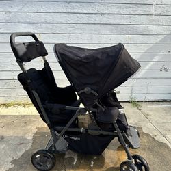 Joovy Caboose Ultralight Graphite Stand-On Double Stroller