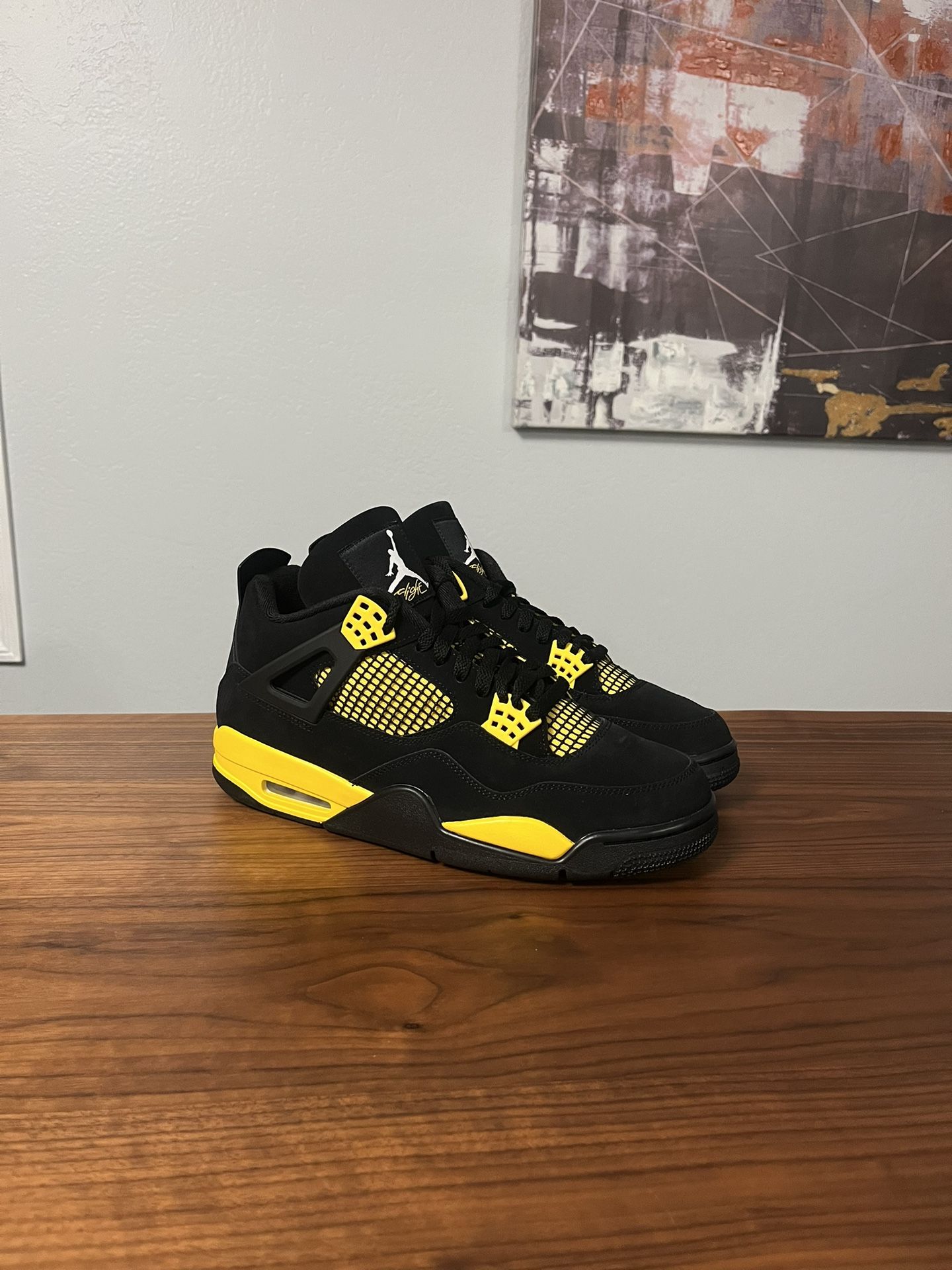 Size 11.5/ Air Jordan 4 Retro ‘Yellow Thunder’