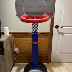 Little Tykes Adjustable Basketball Hoop With Net And 3 Balls