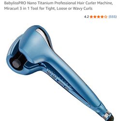 BaByliss Pro Hair Curler Machine, $50