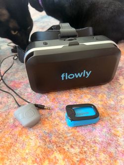 Flowly VR Headset and Biofeedback Heart Rate Sensor