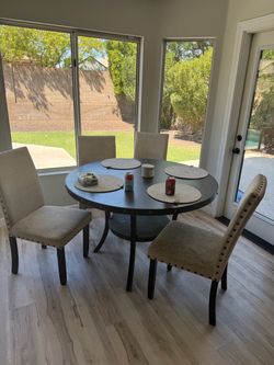 Table and 4 Chairs