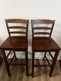 Tall Bar Wood Chairs