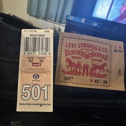 Levi 501 Dark Blue Jeans