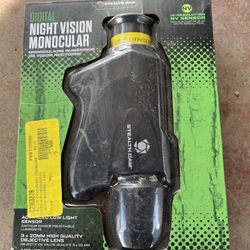 Stealth Cam STC-XNVM Digital Night Vision 9x Zoom Monocular - Black