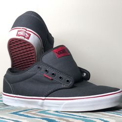 Vans Atwood Charcoal Grey/Red Trim
