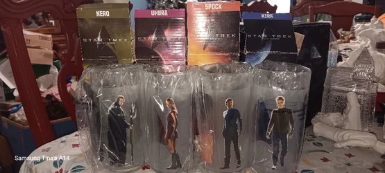 4 Vintage Burger King Star Trek Collector Glasses $20