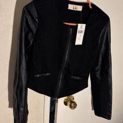Lola Swede Leather Jacket 