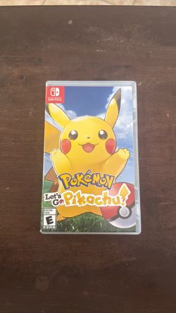 Pokemon Lets go Pikachu