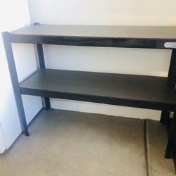 Metal And Wood Shelves 