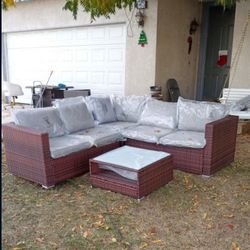 L-shaped Patio Furniture Set Outdoor Patio Furniture Brand New Patio Sofa 🆕🚎🚚🆕