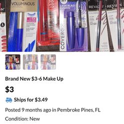 New Make Up $3-$6