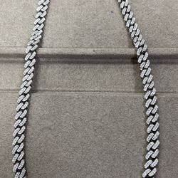 Gold Cuban Diamond Chain 