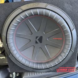 12” Kicker Sub & Rockford Fosgate Amp