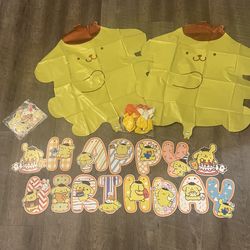 Purin birthday  supplies