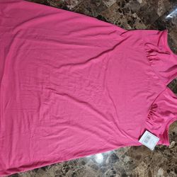 Womens Pink Halter Dress Sz XL