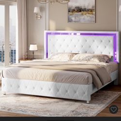 Twin Led bedframe