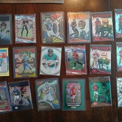 Football Parallels Cards 