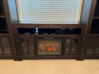 Entertainment Center with Fireplace
