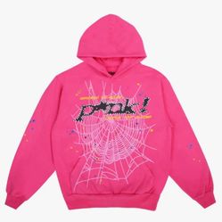 Pink P*nk Sp5der Hoodie 