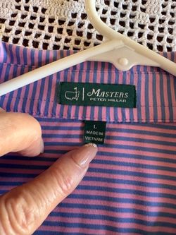 Peter Millard.  Polo shirt from 2024 Masters