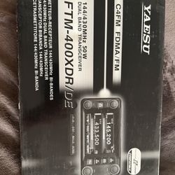 Yaesu FTM-400XDR 144/430MHz 50W Dual Band C4FM/FM Transceiver – Brand New