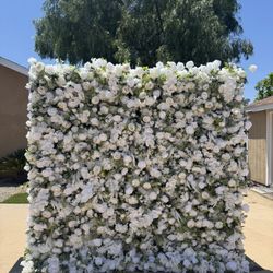 Flower Wall Backdrop For Events Weddings/ Birthdays/ Engagements/ baby Shower 
