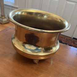 Antique Brass Planter 