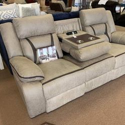 Reclining Sofa and Loveseat Higgins 