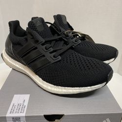 Adidas Ultraboost 5.0 DNA Core Black Beam Green Sz 7.5 Brand New