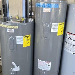 Water Heater 49 And 50 Gallons 1 Year Warranty Garantia Por Escrito 