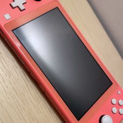 Coral Nintendo Switch Lite – Used, Fully Functional