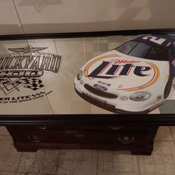 Rusty Wallace Brickyard 400 Miller Lite Mirror 