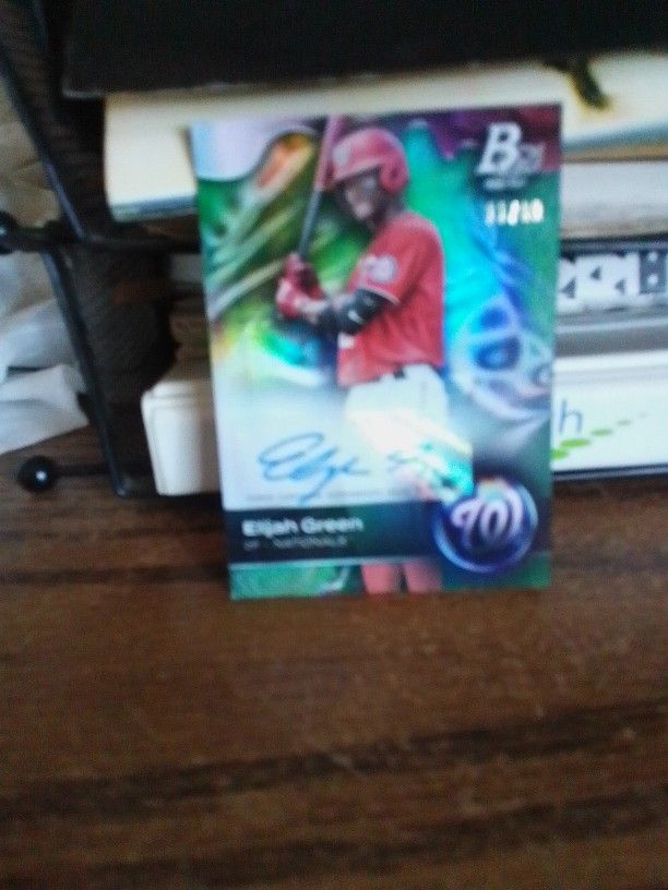 A Autograph Baseball Card
