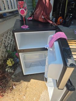 Chairs  40 tire with rim 75 refrigerator  75