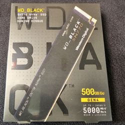 WD_BLACK 500GB SN770 NVMe SSD Internal Gaming Solid State Drive - PCIe Gen4 M.2