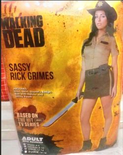 Sexy Woman Rick Grimes Walking Dead Police Halloween Costume