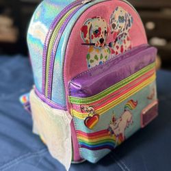 Mini Mochila Loungefly x Lisa Frank - Edición Especial Iridiscente