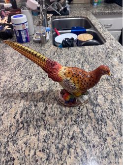 Fitz & Floyd Pheasant Figurine – Damaged