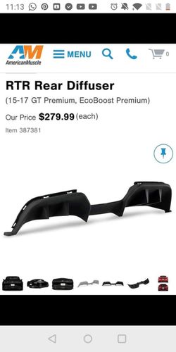 diffusor mustang gt