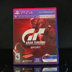 Gran Turismo Sport Driving Simulator PS4
