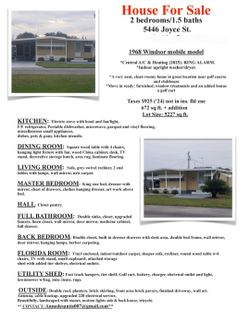 House For Sale- Florida