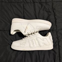 White CPFM Air Force 1s