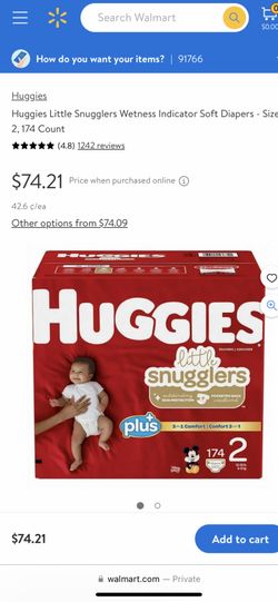 DIAPERS 174  Size  2 