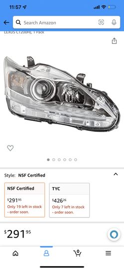 Headlight Assembly For Lexis 200cth