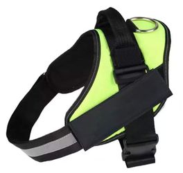 Dog Harness Green Color Vest