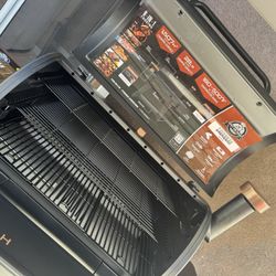 Pit Boss Ahumador de Pellets, Parrilla de Pellets de Madera de 1500 Pulgadas Cuadradas Sabana, Serie Onyx